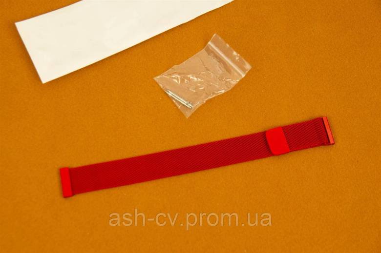 Ремешок, для, часов, металлический, 20 мм, Premium, Metal, Red - фото фото фото 0