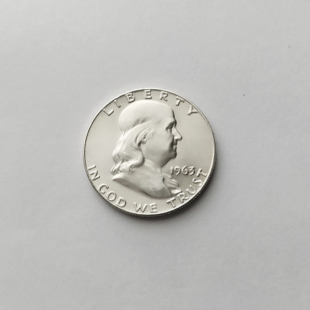 1/2 ДОЛЛАРА    (50 ЦЕНТОВ) США 1963  состояние aU-UNC серебро - фото фото фото 0