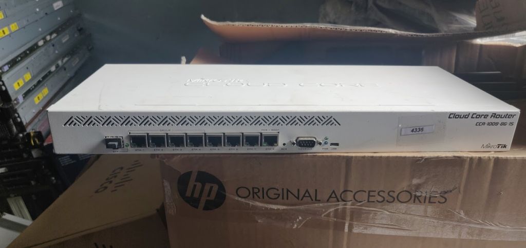 Маршрутизатор Mikrotik Cloud Core Router CCR1009-8G-1S № 220308 - фото фото фото 0