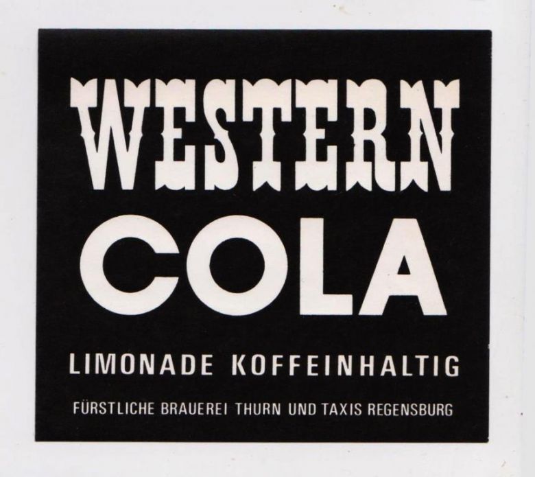 ЭТИКЕТКА  WESTERN COLA   ГЕРМАНИЯ  - фото фото фото 0