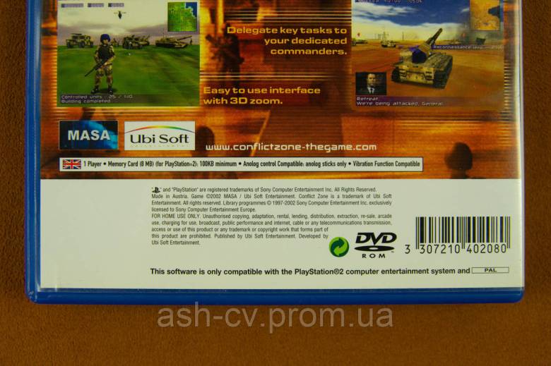 Диск Playstation 2 - Conflict Zone - фото фото фото 4