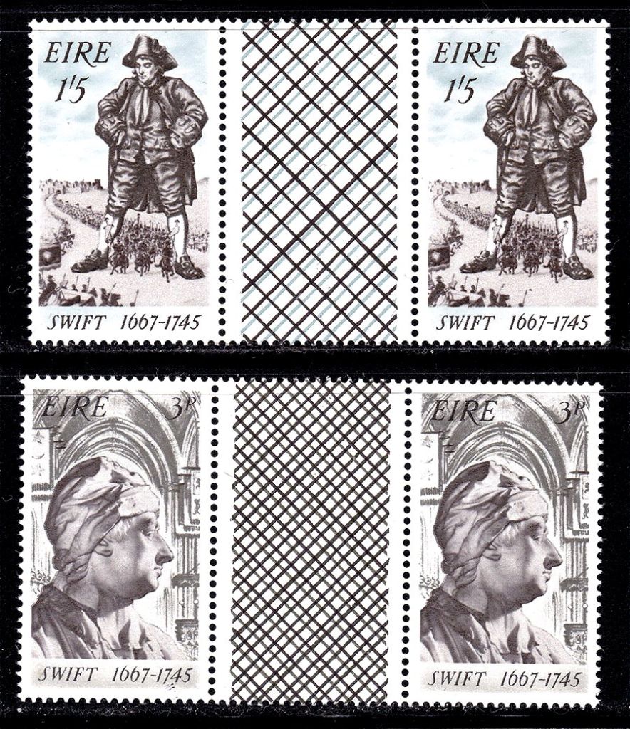 Ирландия  1967 г MNH - искусство - Свифт - фото фото фото 0