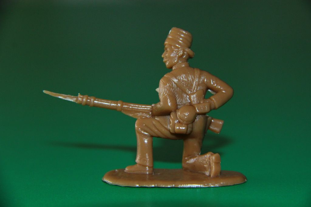 ПІХОТИНЕЦЬ Півдня КОНФЕДЕРАТ солдатик ARMIES in PLASTIC 54-60мм - фото фото фото 1