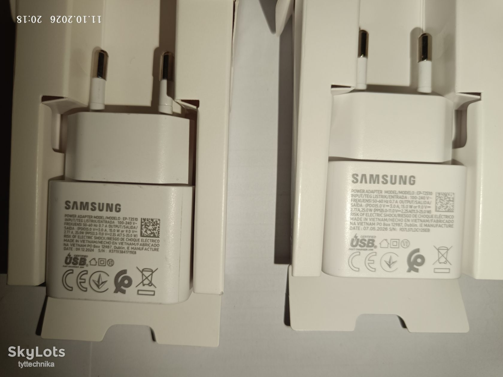 Зарядний пристрій Samsung EP-T2510  ( 2 штуки в лоті) за Вашу ціну без резерву - фото фото фото 1
