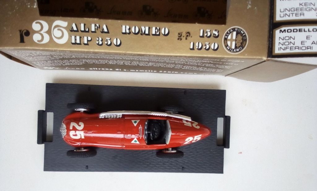 F1 ALFA ROMEO 158 Farina World Champion 1950 1/43 BRUMM - фото фото фото 1