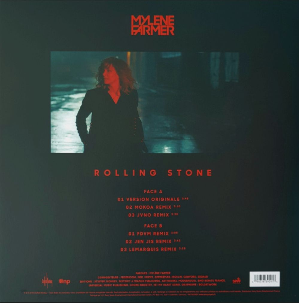 Mylene Farmer - Rolling Stone - 2018.   (EP). 12. Vinyl. Пластинка. France. S/S. - фото фото фото 1