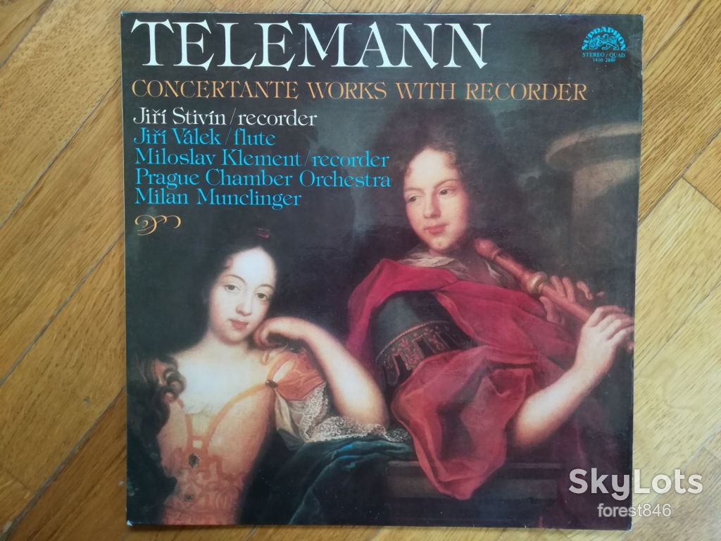 Georg Philipp Telemann  (лам. конв.)-NM, Чехословакия - фото фото фото 0