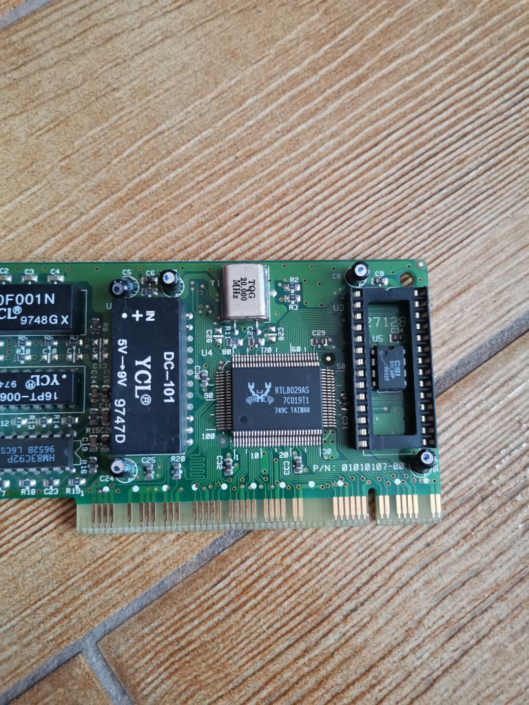 Сетевая карта PCI Realtek RTL8029AS - фото фото фото 3