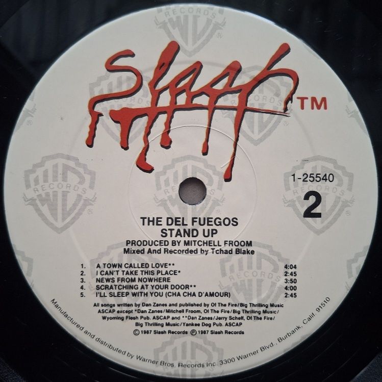 The Del Fuegos - Stand Up - 1987.  (LP). 12. Vinyl. Пластинка. USA. - фото фото фото 4