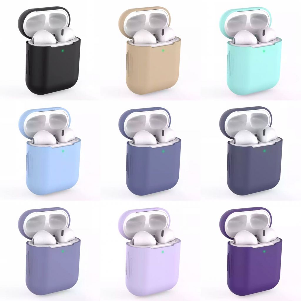 Чехол для наушников Apple Airpods 1 / 2 Синий - фото фото фото 1