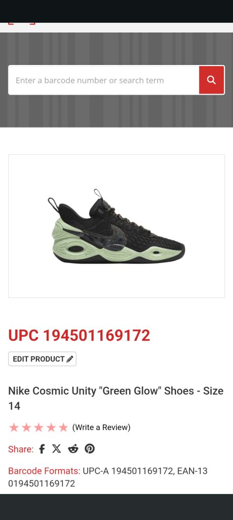 Кросівки Nike Cosmic Unity 'Green Gloy' - фото фото фото 0