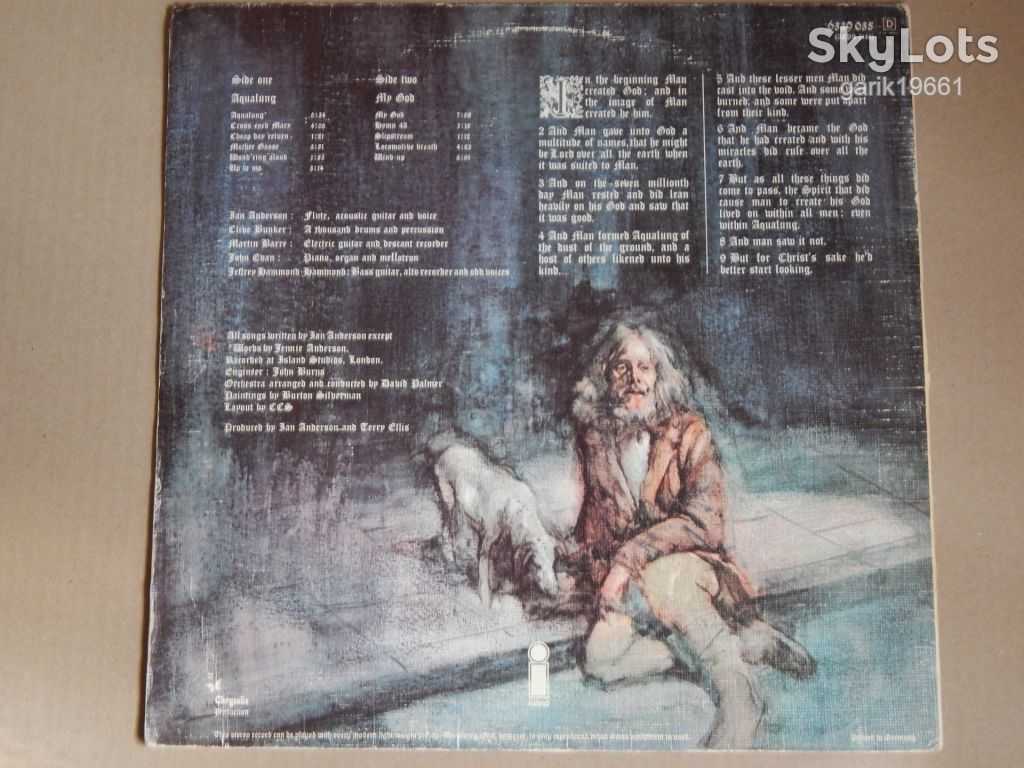 Jethro Tull ‎– Aqualung  ( Island Records ‎– 6339 035, Germany) EX+/VG - фото фото фото 1