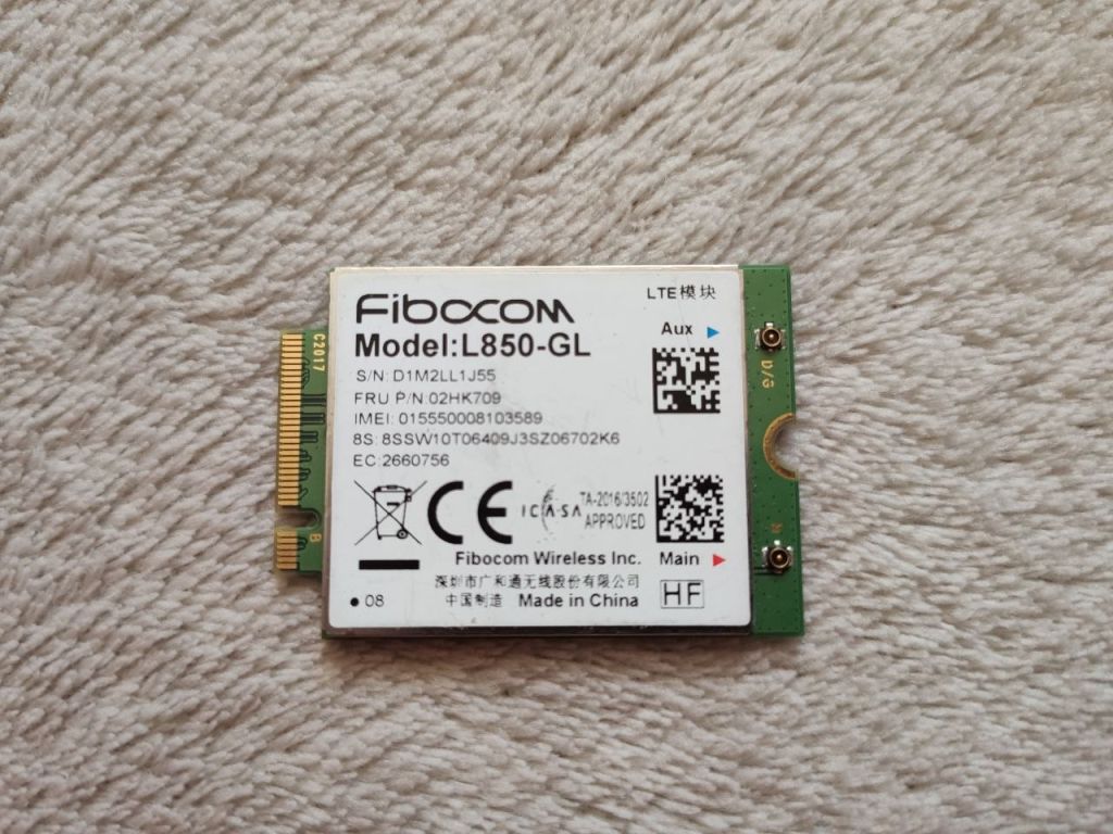 Адаптер 4G модем LTE Fibocom L850-GL для ноутбуків - фото фото фото 0