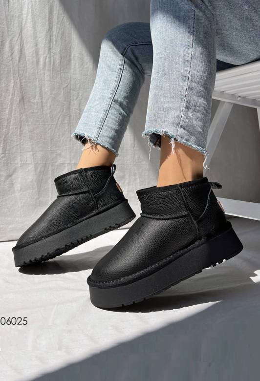 Угги кожаные на платформе, угги платформа 36-40р код 3124 37 - фото фото фото 8