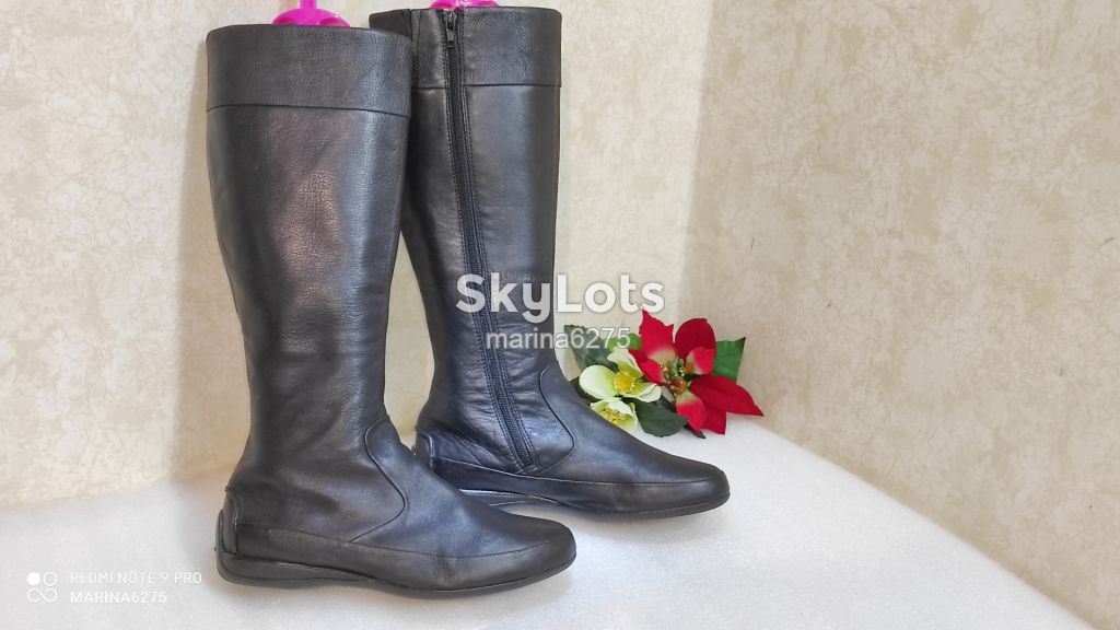 CLARKS~ РОСКОШЬ САПОГИ 100% НАТУРАЛЬНАЯ КОЖА~39,5 / 6,5 D - фото фото фото 2