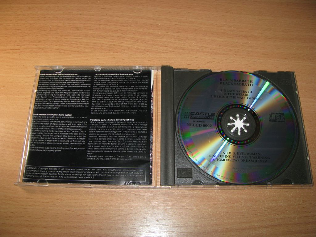 BLACK SABBATH - Black Sabbath S/T        (1986 Castle MPO  1st press) - фото фото фото 1