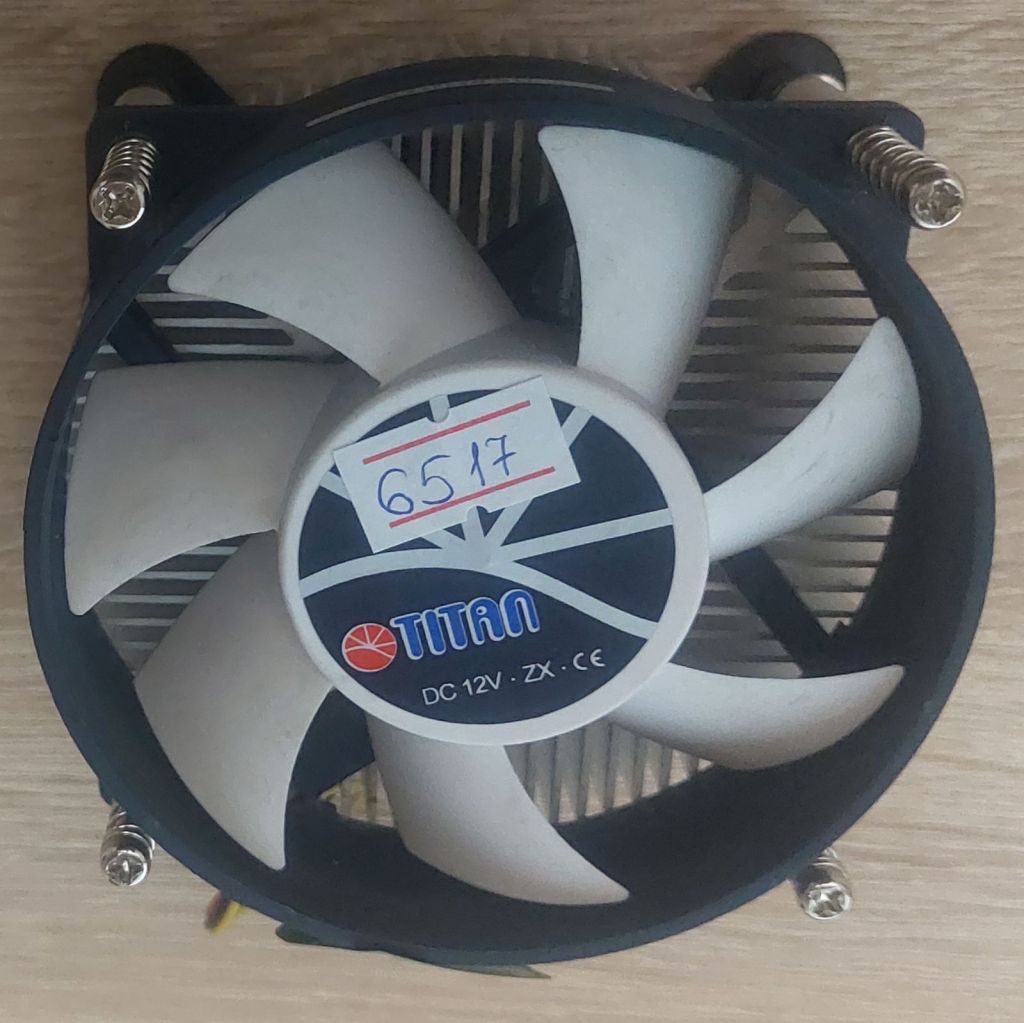 Кулер для процесора TITAN Socket 1150/1151/1155/1156 б/в код.6517 - фото фото фото 1