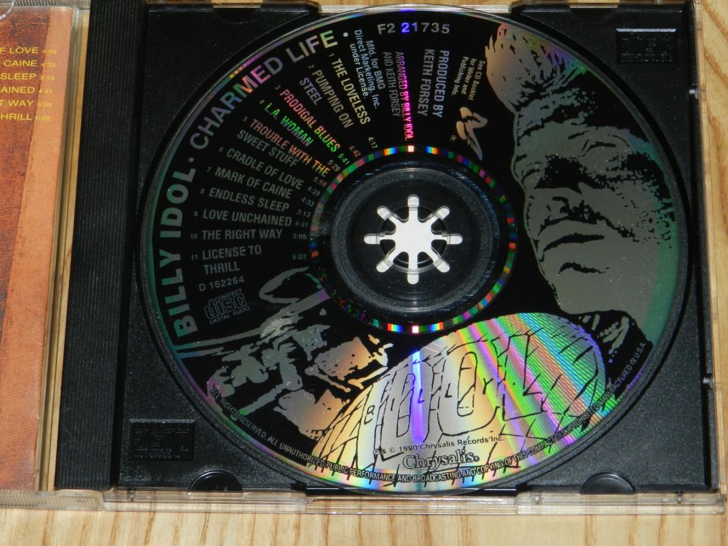 CD  Billy Idol - Charmed Life - фото фото фото 2