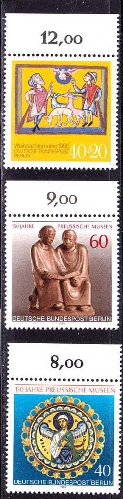Германия - Берлин  1980 г MNH - искусство - фото фото фото 0