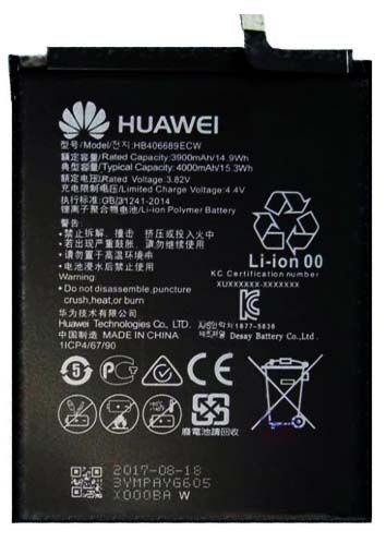 Акумулятор Huawei HB406689ECW  (4000 mAh) Y7 2019 / Y7 2017 / P40 Lite E - фото фото фото 0