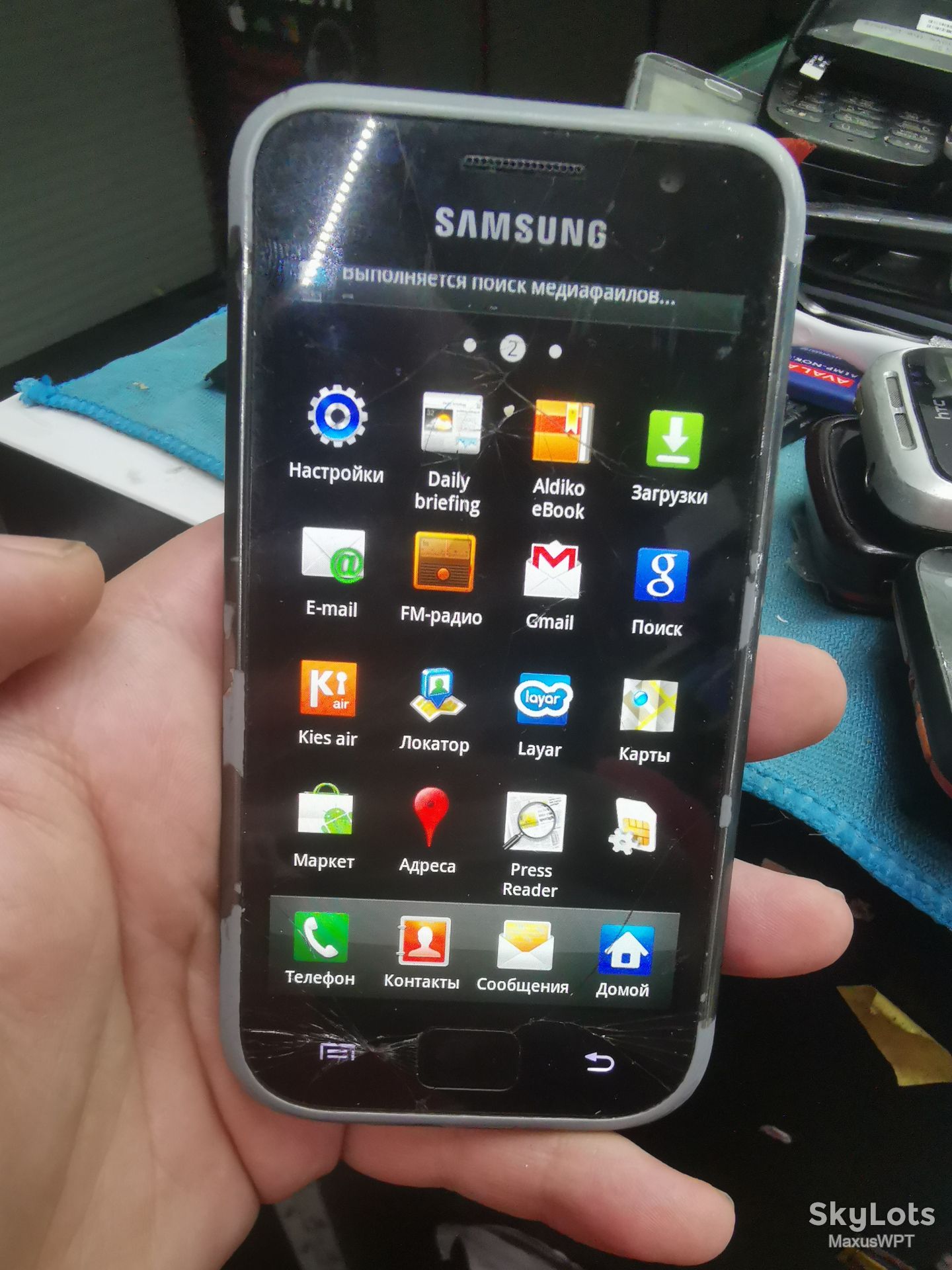 #392 Sklad Samsung s Plus I9001 black - фото фото фото 3