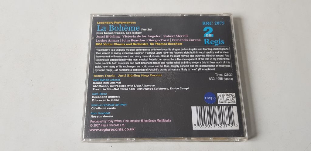 Puccini La Boheme 2CD фірмовий - фото фото фото 1