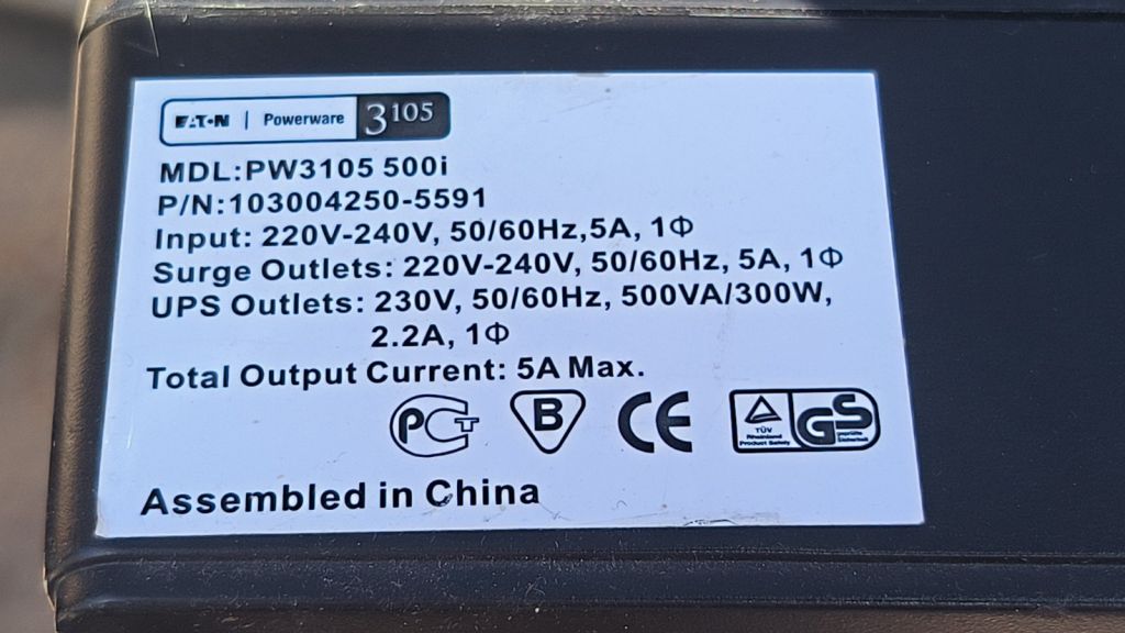 Безперебійник ДБЖ UPS EATON Powerware 3105  (PW3105 500i) - фото фото фото 2