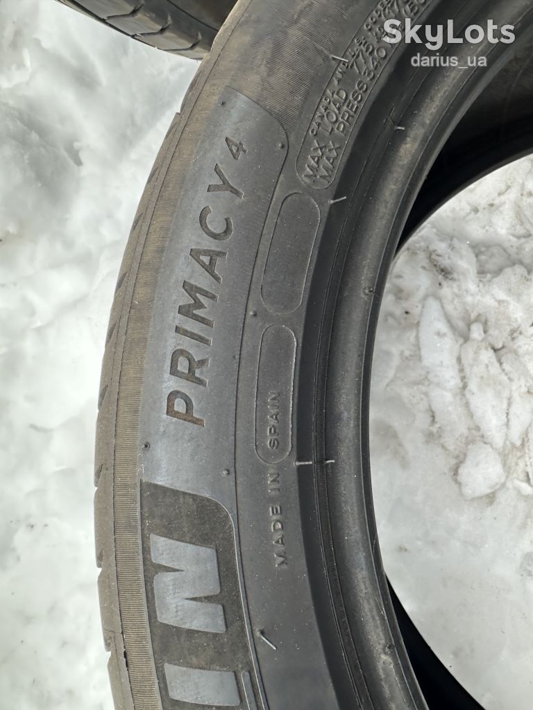 Шини Michelin Primacy 4 225/50 R18 - фото фото фото 6