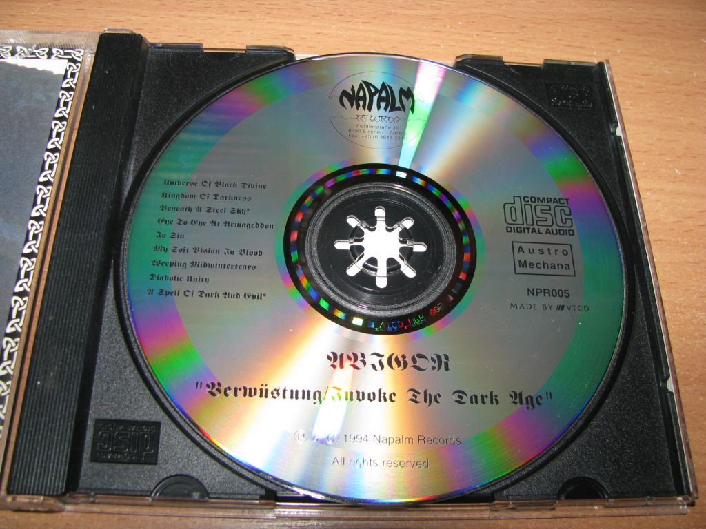 ABIGOR - Verwüstung / Invoke The Dark Age  (1995 Napalm Austria) - фото фото фото 2