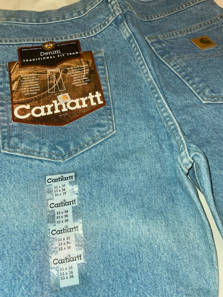Мужские джинсы Carhartt B18 STW 33x36 - фото фото фото 3