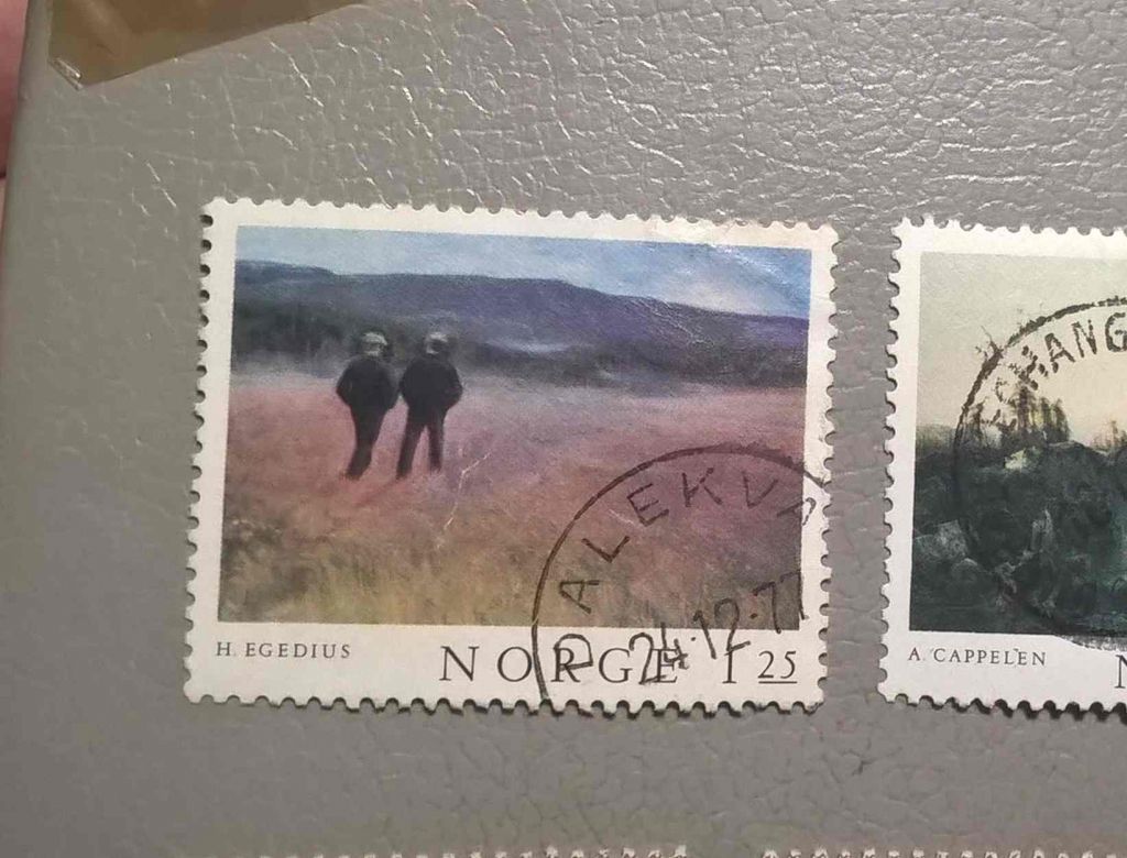 Норвегия Искусство 1977 - фото фото фото 1
