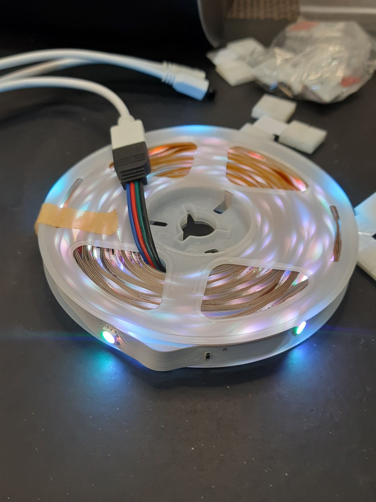06  rgb LED стрічка 10 м - фото фото фото 1