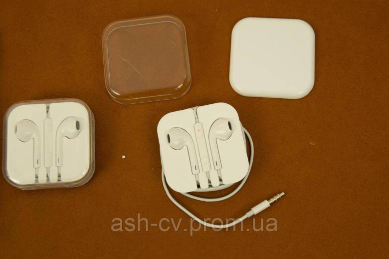 Навушники, для, гарнітура, EarPods, Jack 3.5mm, 1шт - фото фото фото 2
