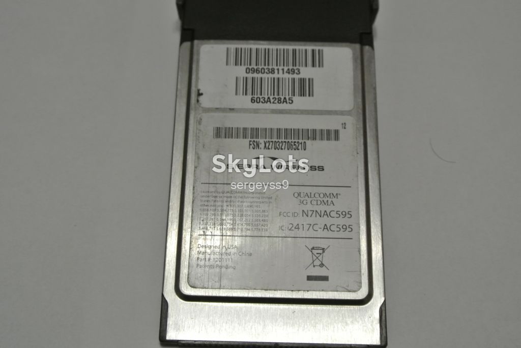 3G модем Sierra 595 PCMCIA - фото фото фото 1
