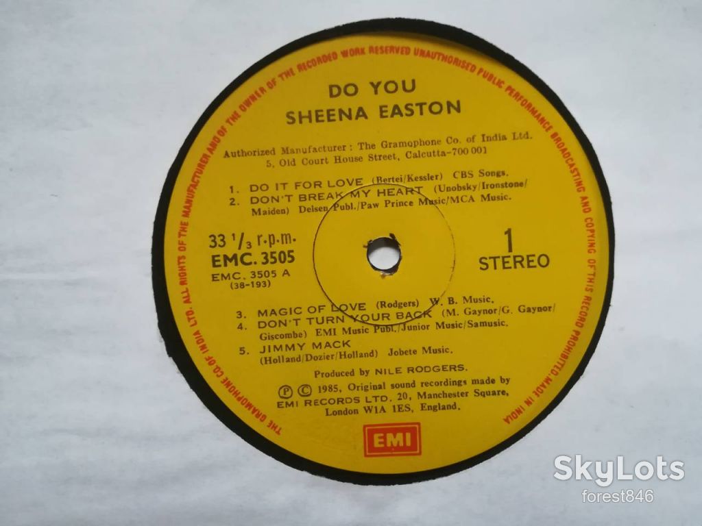 Sheena Easton-Do you  (1)-NM-Индия - фото фото фото 3