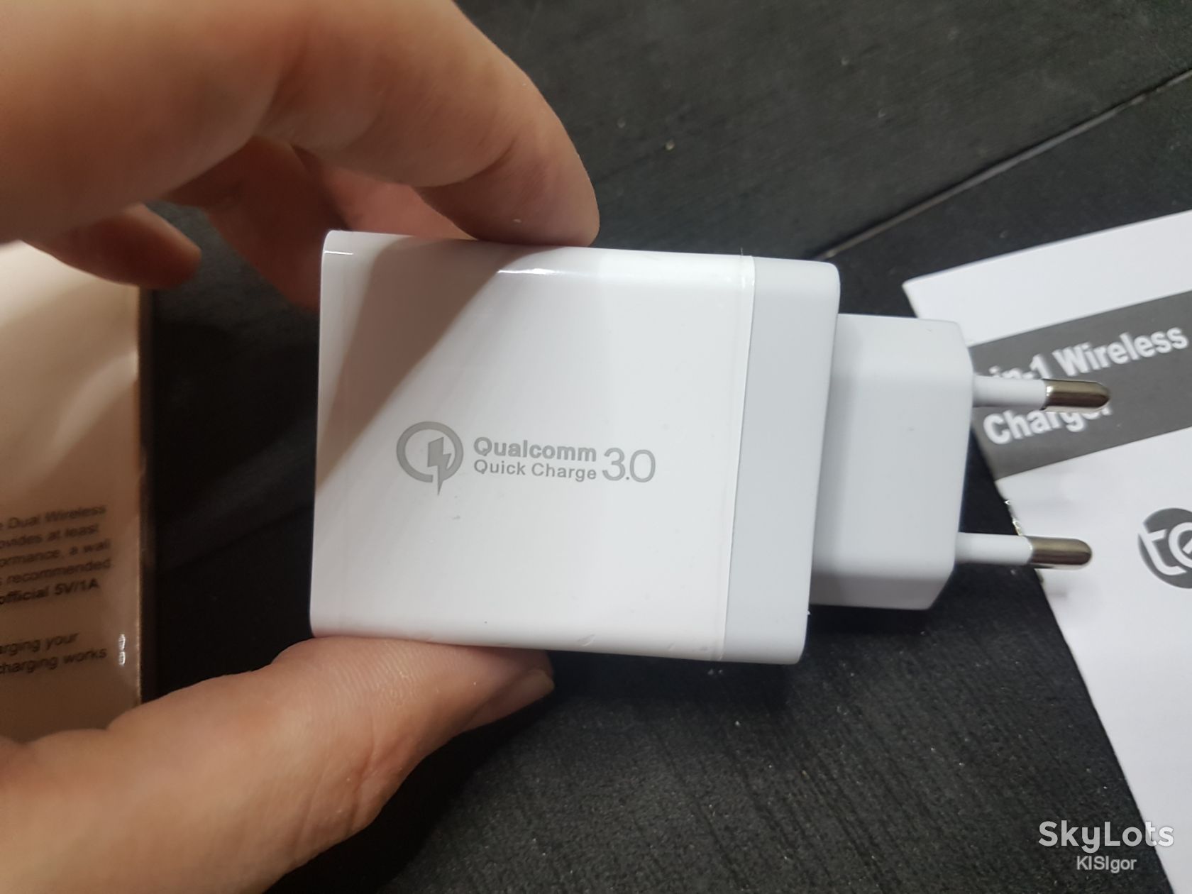 Бездротовий зарядний пристрій Te-rich 2-in-1 Wireless Charger *79703 - фото фото фото 1