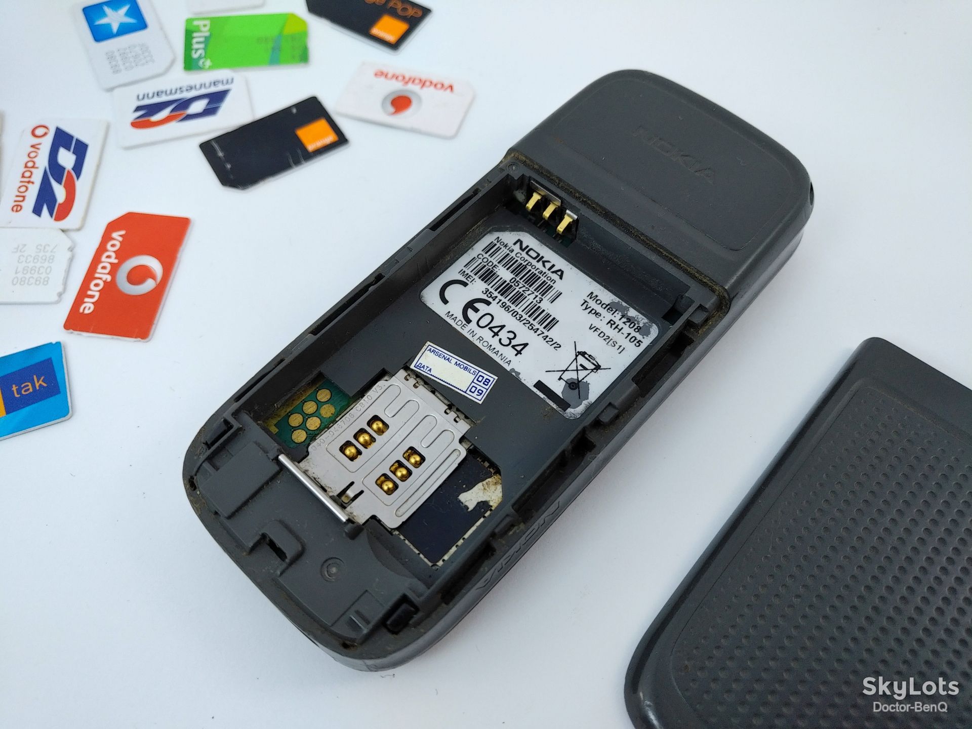 Nokia 1208 не бачить сімку - фото фото фото 4