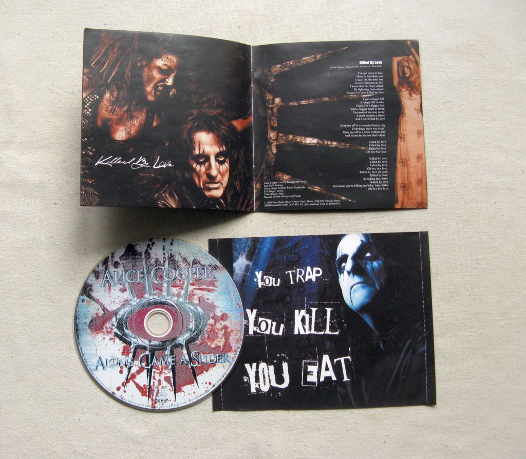 CD Alice Cooper. Along Came A Spider. 2008. - фото фото фото 2