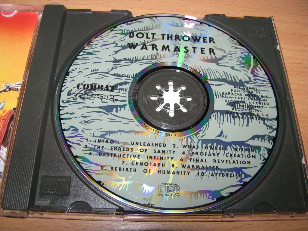 BOLT THROWER - War Master   (1991 Combat 1st press,USA) - фото фото фото 2