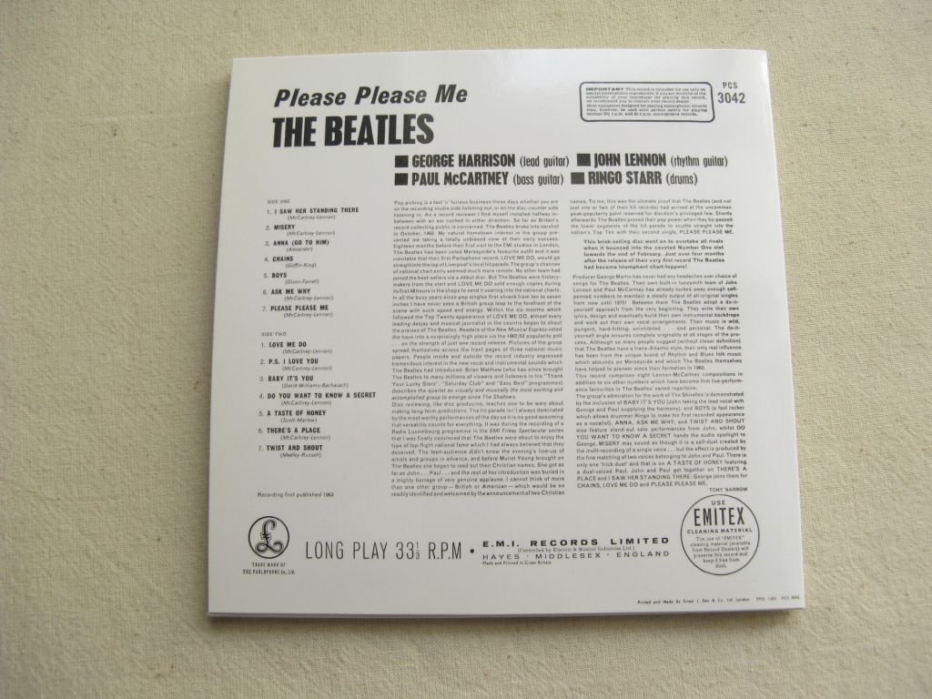 CDLP Beatles. Please Please Me 2.1963. - фото фото фото 4
