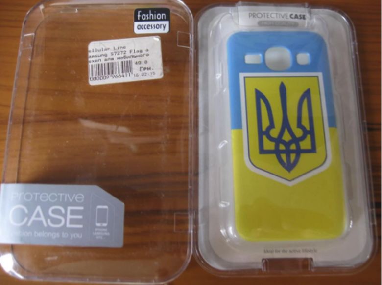 Чохол для смартфона Cellular Line Samsung S7272 Flag Gerb - фото фото фото 1