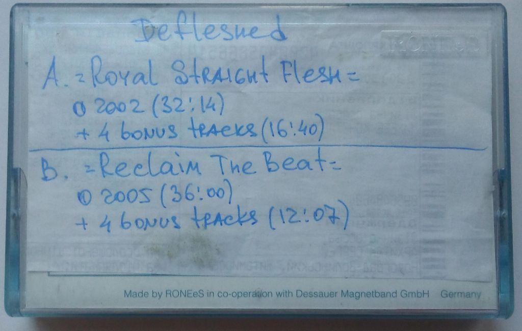 Defleshed - Royal Straight Flesh 2002) + Reclaim The Beat 2005  (Basf/Emtec Sound 90) - фото фото фото 1