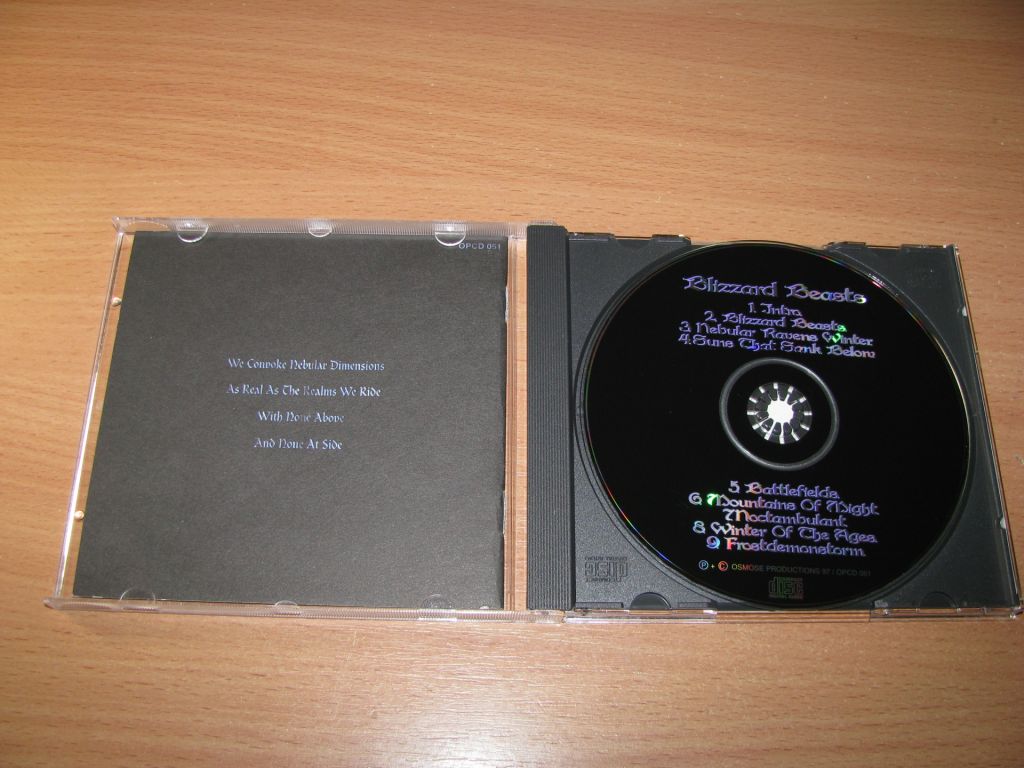 IMMORTAL - Blizzard Beasts  (1997 Osmose 1st press,USA) - фото фото фото 1