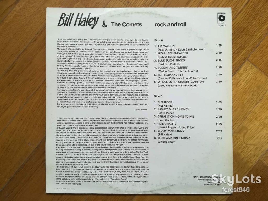 Bill Haley and the Comets-Rock and roll   (3)-Ex.+, Польша - фото фото фото 1