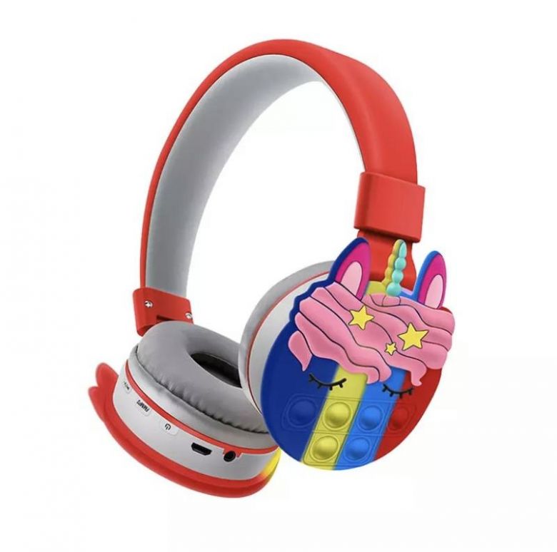 Навушники Bluetooth AKZ K32 Pop IT Червоні - фото фото фото 0