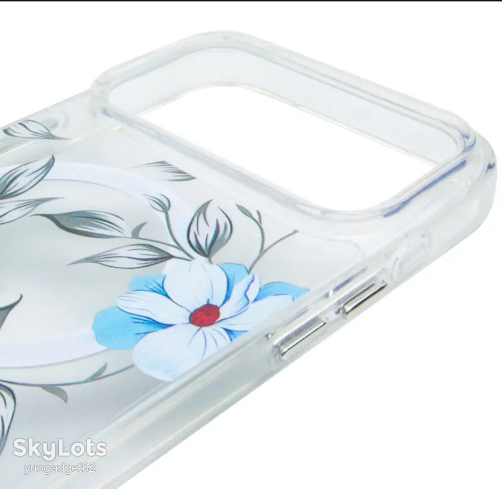 TPU+PC чохол Clear Garden with MagSafe для Apple iPhone 17 Pro Max    (6.9") - фото фото фото 3