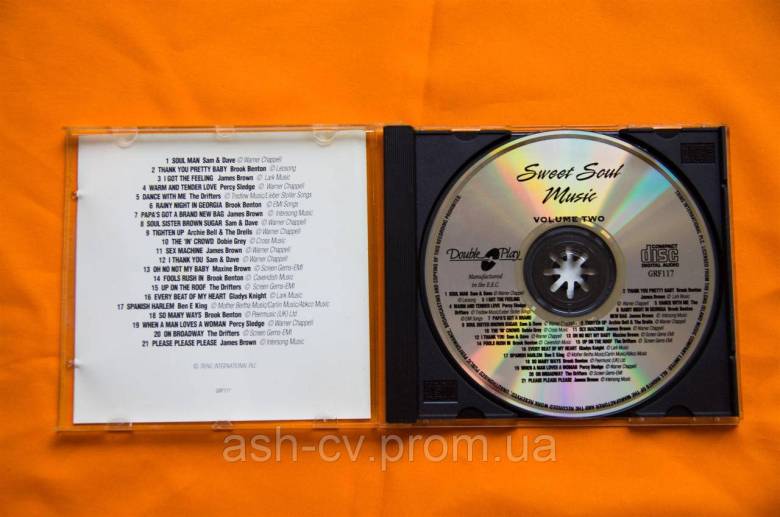 Музичний диск CD. SWEET SOUL MUSIC - фото фото фото 4