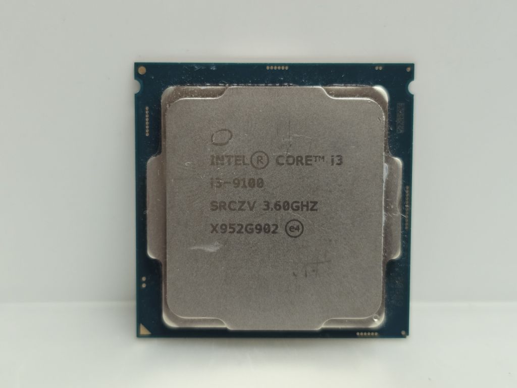 Процесор Intel Core i3-9100   (3.60GHz/3MB/8GT, s1151, tray, б/у) - фото фото фото 0