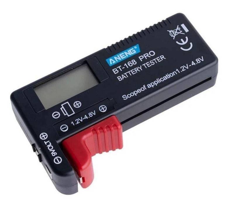 Универсальный тестер заряда батареек с Lcd Bt-168 pro - фото фото фото 0