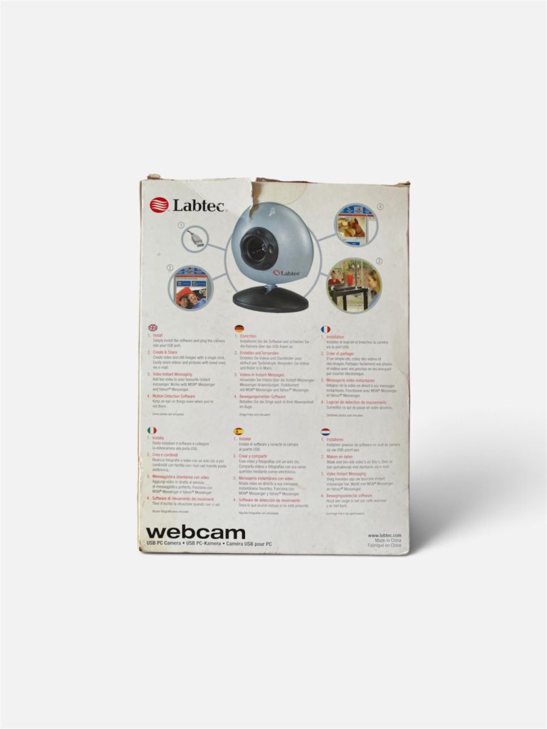 Вебкамера Labtec Webcam 5.1.0 USB, вінтаж, повний комплект - фото фото фото 1
